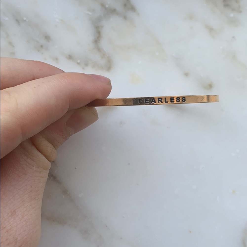 Fearless Bangle Rose Gold